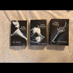 Triology of book FIFTY SHADES OF GREY EUC